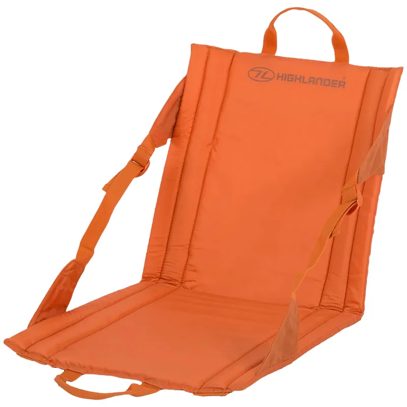 Highlander Outdoor Folding Seat in Orange