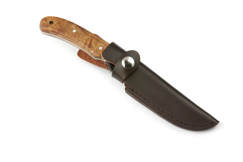 Whitby Walnut Handle Sheath Knife-3