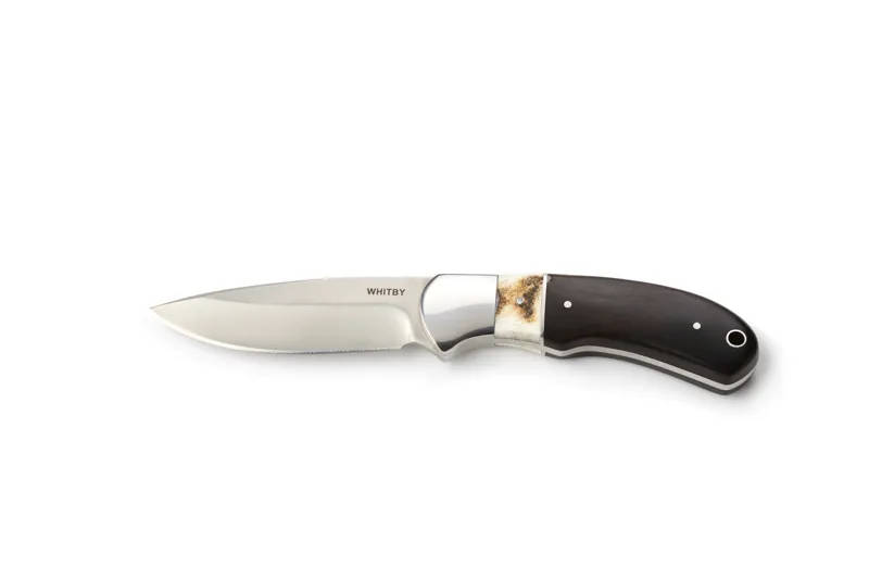 Whitby Staghorn and Ebony Wood Sheath Knife