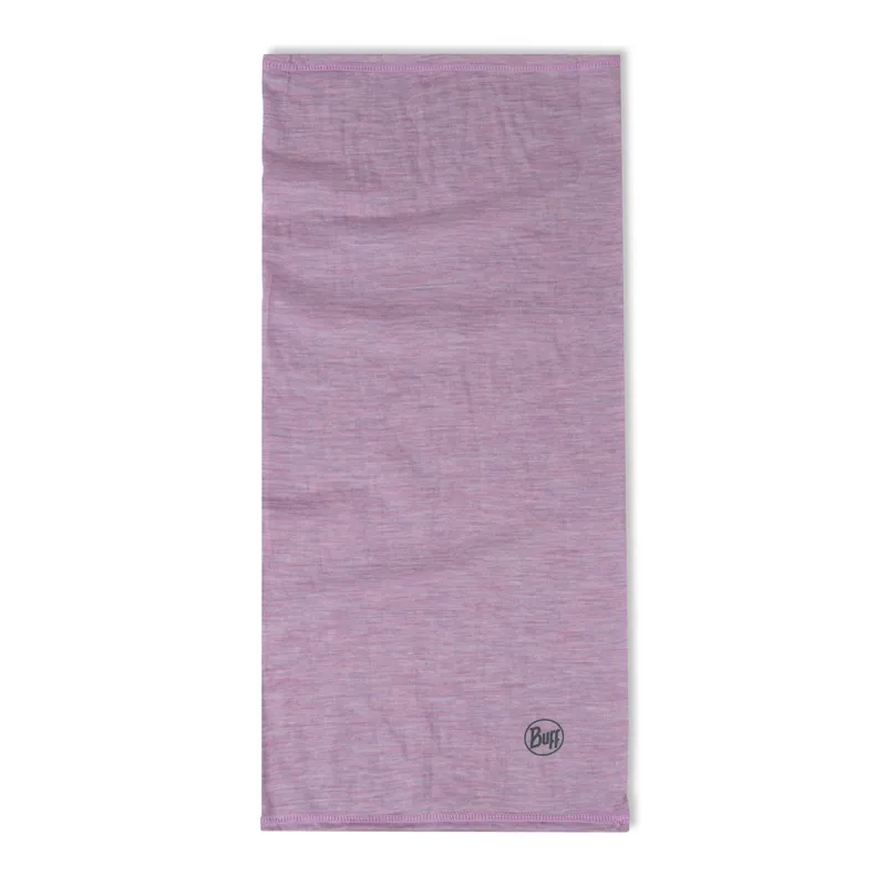 Buff Lightweight Merino Wool Multifunctional Headwear in Solid Pansy-1