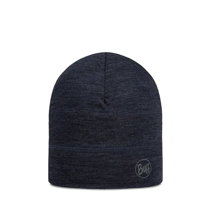 Buff Lightweight Merino Wool Hat in Solid Night Blue-2