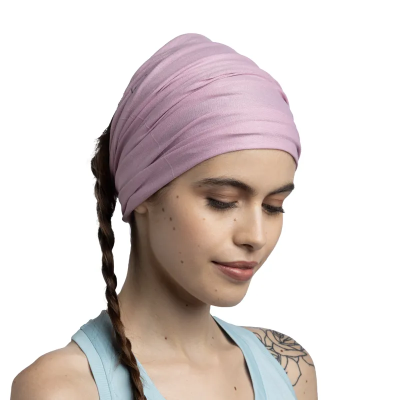 Buff Coolnet UV Neckwear in Solid Orchid-3