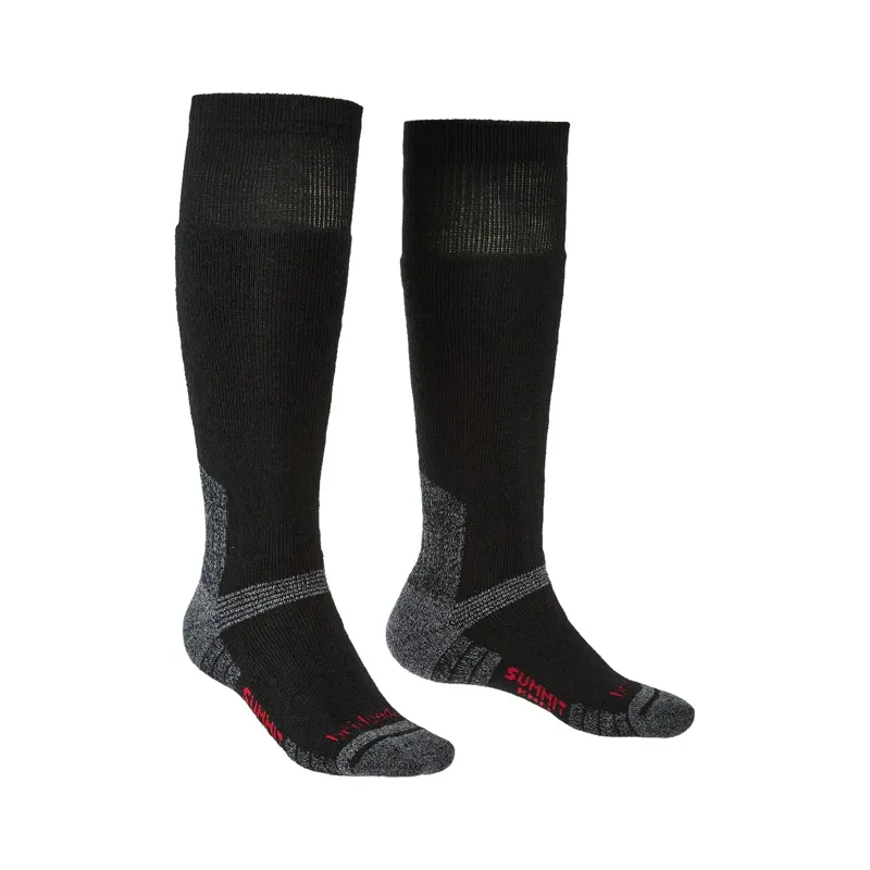 Bridgedale Explorer Heavyweight Merino Knee High Socks in Black