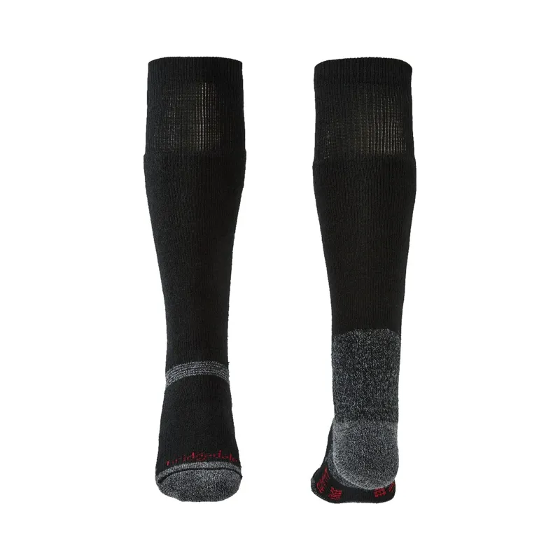 Bridgedale Explorer Heavyweight Merino Knee High Socks in Black-1