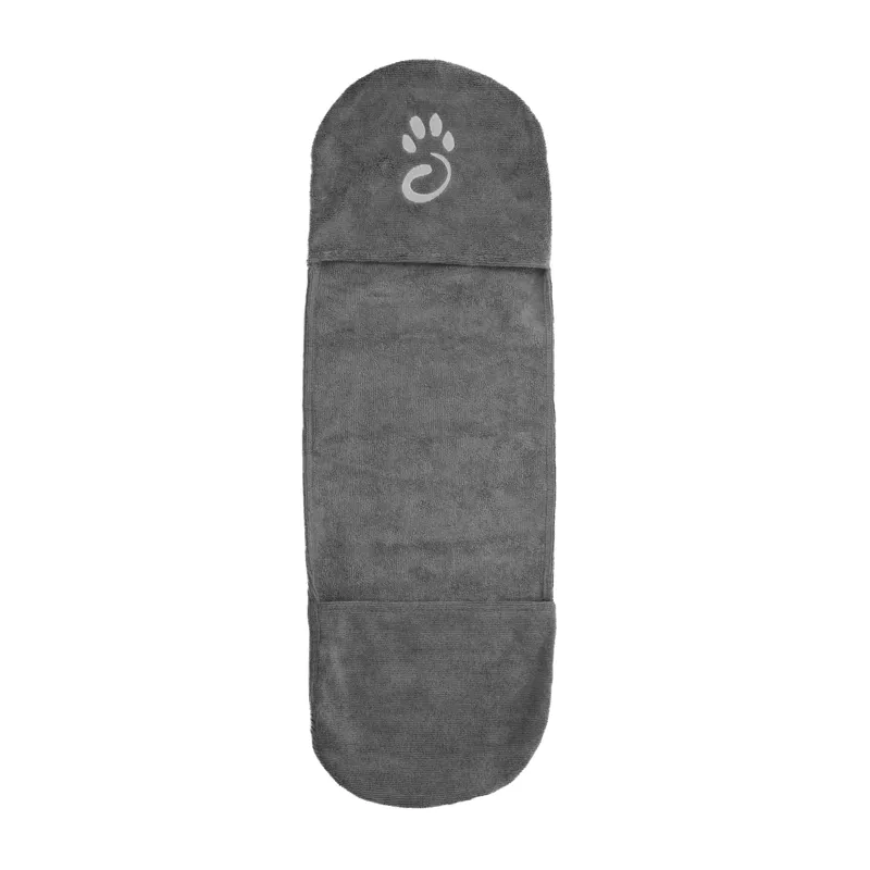 Mountain Paws Muddy Dog Towel in Grey-1