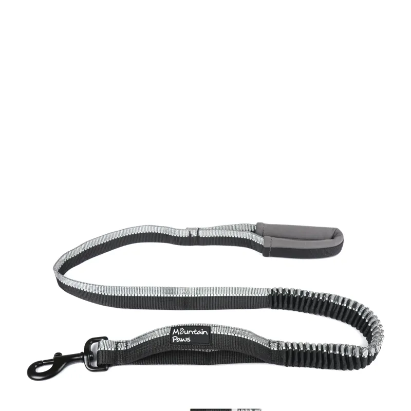 Mountain Paws Stretch Dog Lead in Black