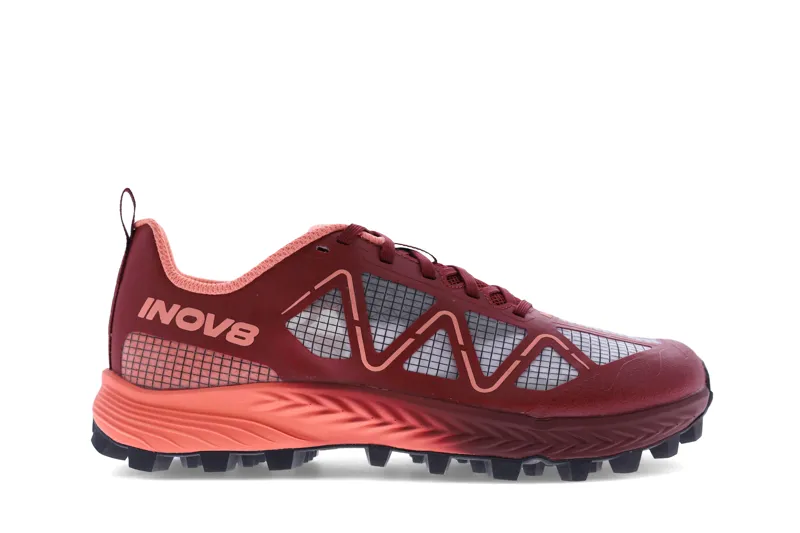 Inov8 MudTalon Speed Precision Womens in Burgundy Coral