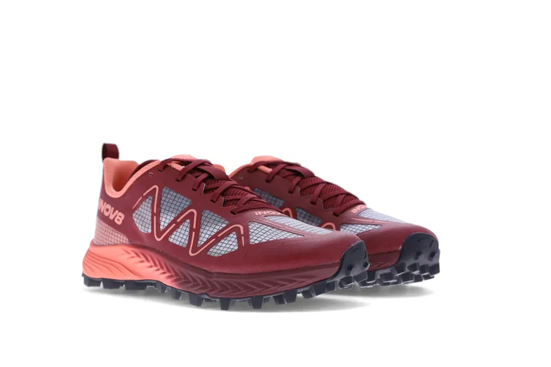Inov8 MudTalon Speed Precision Womens in Burgundy Coral-2