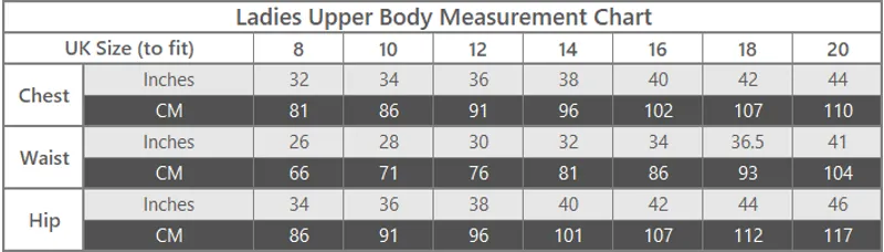 Keela Size Chart Womens upper tops