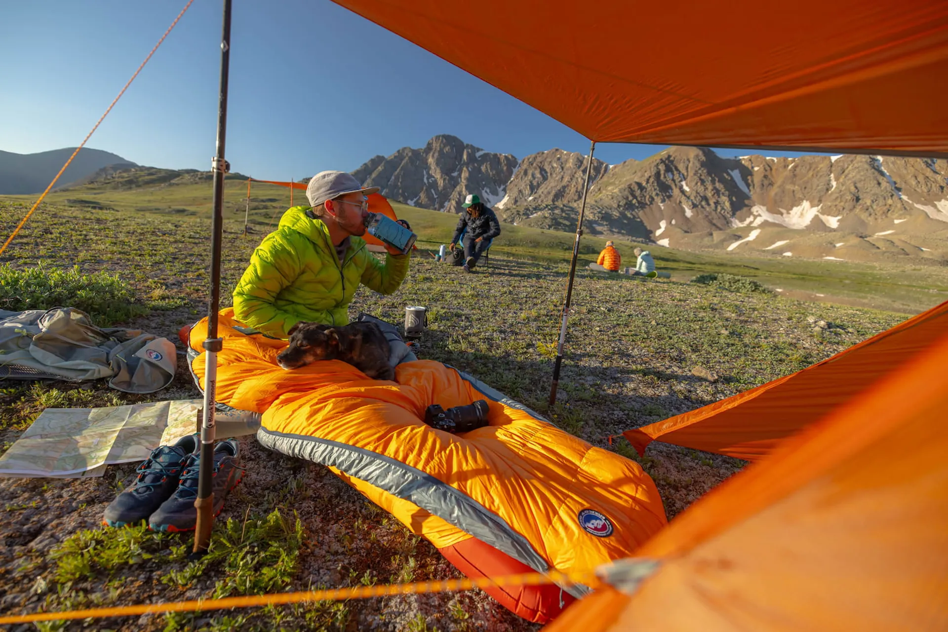 big agnes stock list and UK terrain at crib goch outdoor