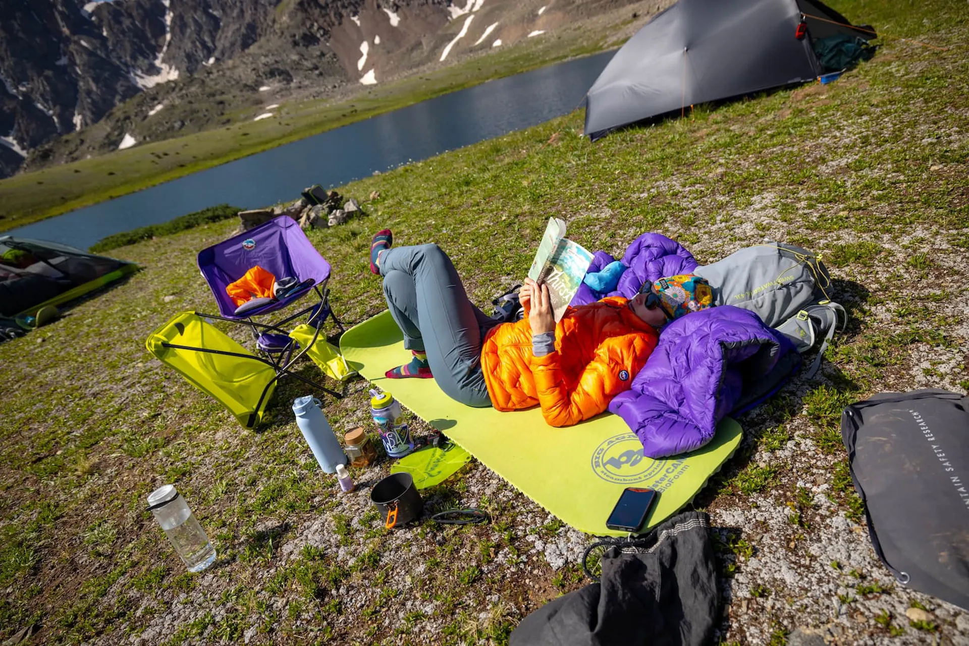 big agnes gear at crib goch outdoor