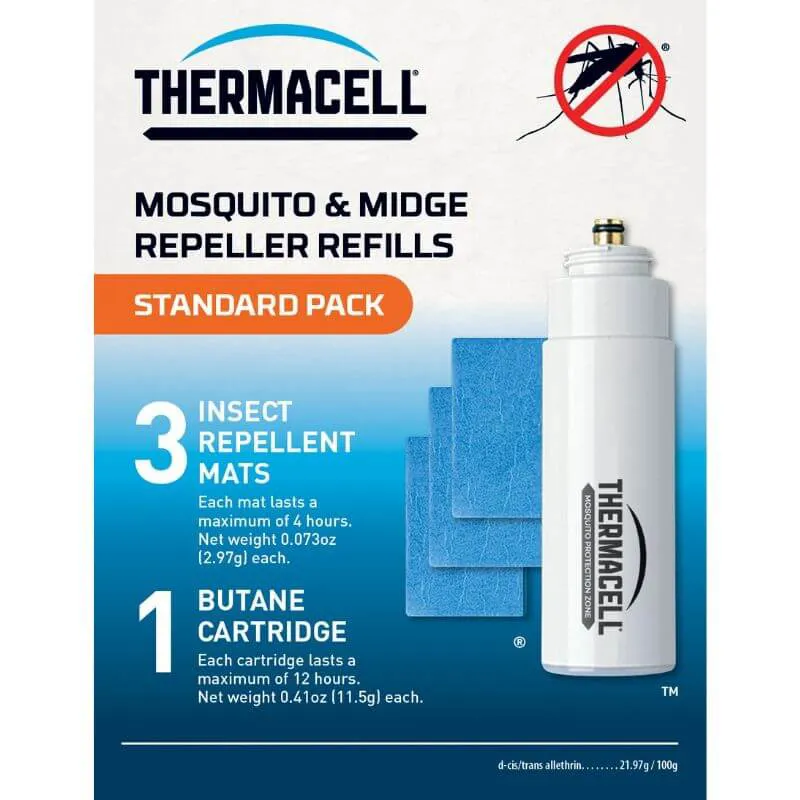 Thermacell Standard Refill Pack Mats and Gas