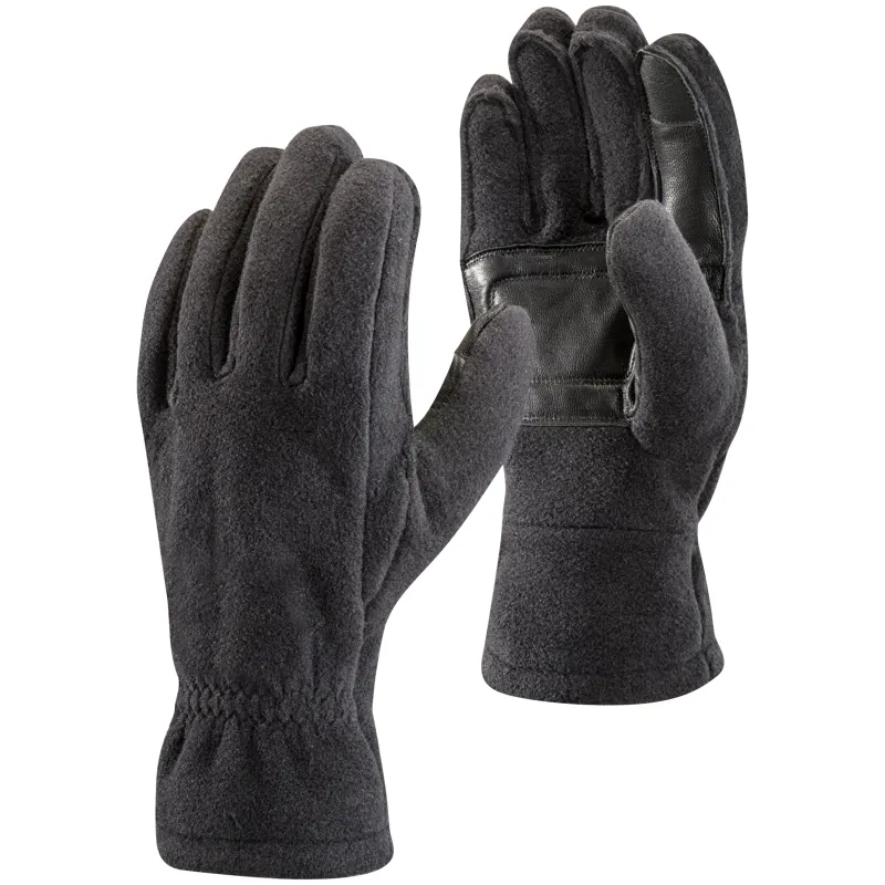 Black Diamond Midweight Fleece Gloves in Black