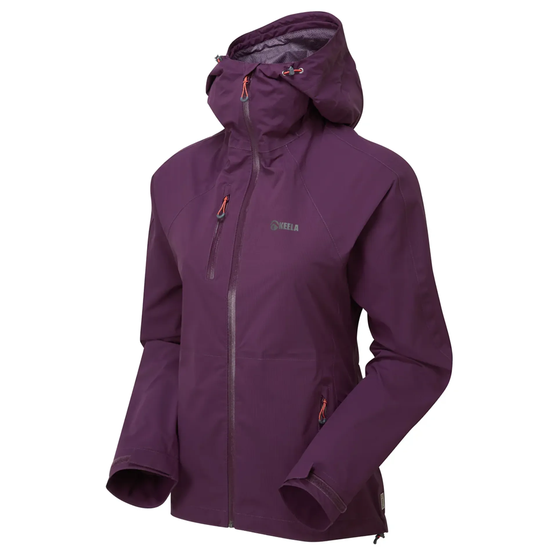Keela Storm Waterproof Jacket Womens in Damson