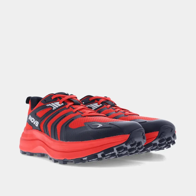 Inov8 TrailTalon Max All Terrain Running Shoes Mens in Red/Black-2
