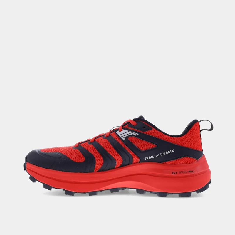 Inov8 TrailTalon Max All Terrain Running Shoes Mens in Red/Black-3