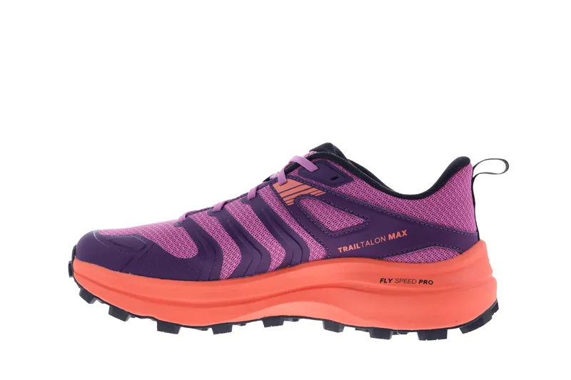 Inov8 TrailTalon Max Wide Womens in Purple/Coral-5