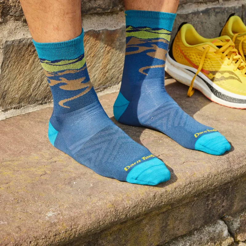 Darn Tough Ridge Runner Micro Crew Ultra-Lightweight Mens in Midnight-4