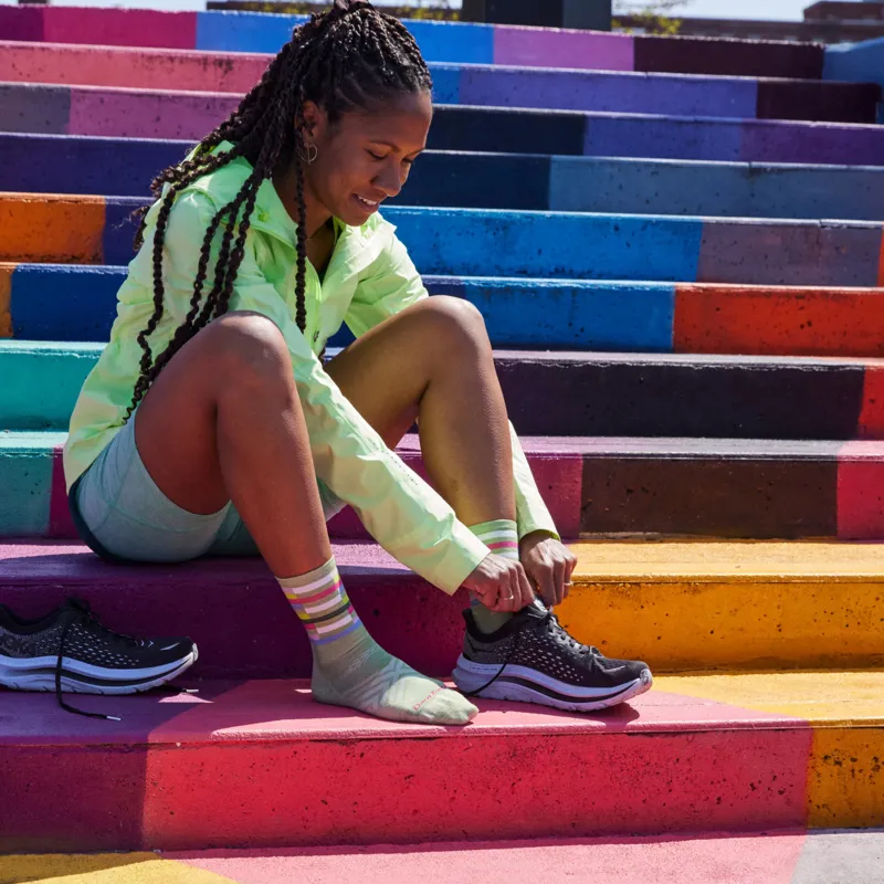 Darn Tough Relay Micro Crew Ultra Lightweight Womens in Mint-3