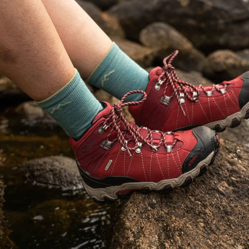 Darn Tough Light Hiker Lightweight Cushioned Womens Socks in Aqua-2