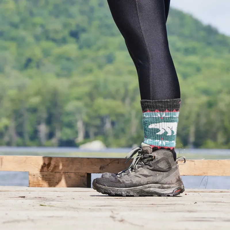 Darn Tough Vanna Grizzle Midweight Hiking Sock Womens in Charcoal-2