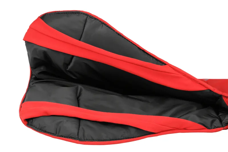 Ruffwear Powder Hound Waterproof Insulated Vest in Red Currant-4