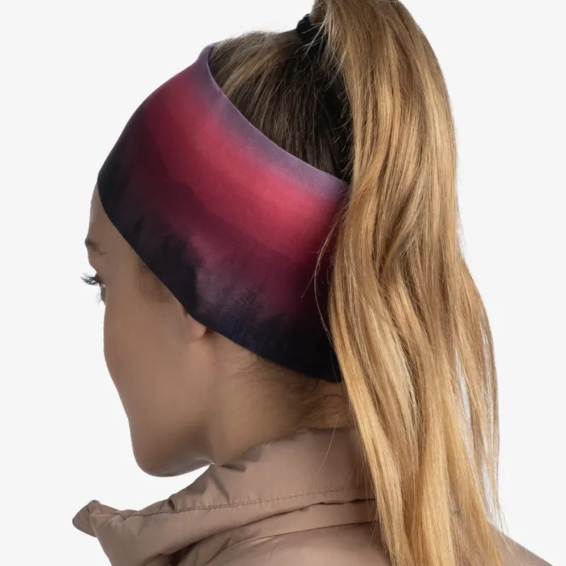 Buff Tech Fleece Headband in Haera Mauve-3
