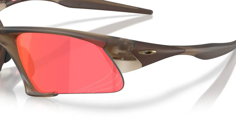 Oakley Suture Jacket Sunglasses in Matte Brown Smoke/Prizm Trail Torch-5