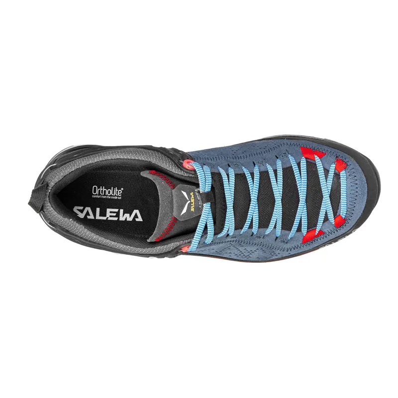 Salewa Mountain Trainer 2 GTX Women's in Dark Denim/Fluo Coral-1