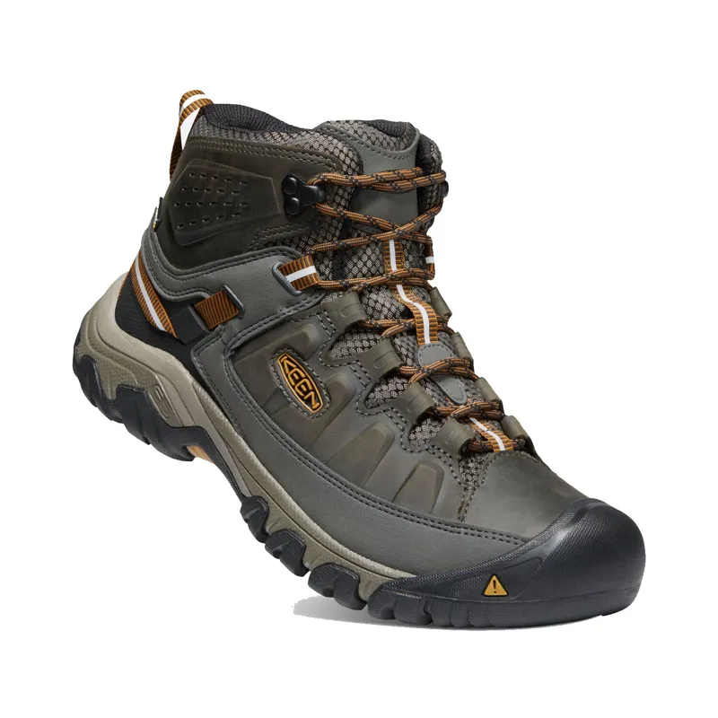Keen Targhee III Mid Waterproof Mens in Black Olive/Golden Brown-1
