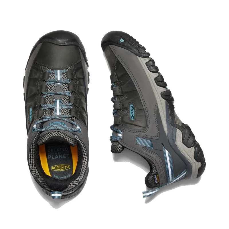 Keen Targhee III Waterproof Womens in Magnet/Atlantic Blue-4