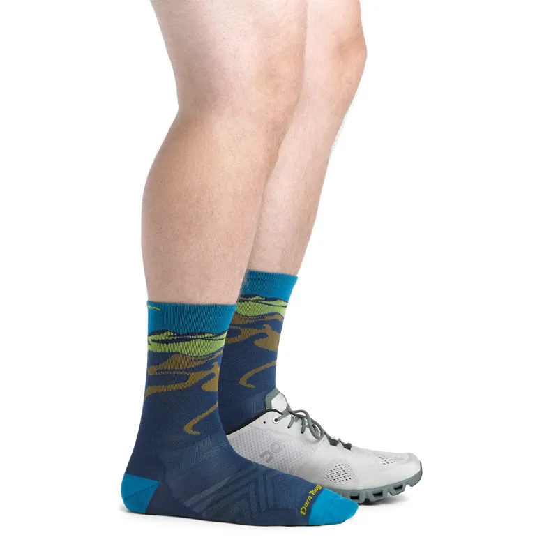 Darn Tough Ridge Runner Micro Crew Ultra-Lightweight Mens in Midnight-2