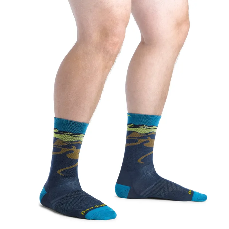 Darn Tough Ridge Runner Micro Crew Ultra-Lightweight Mens in Midnight-3