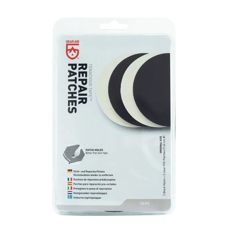 Gear Aid Tenacious Tape Repair Patches in Clear and Black-4