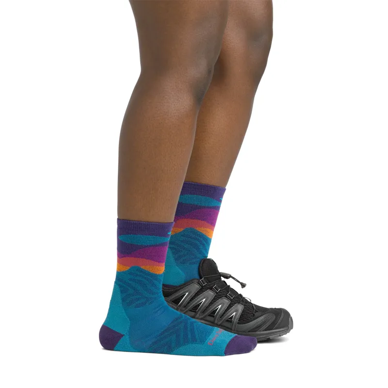 Darn Tough Mirnavated Micro Crew Ultra-Lightweight Womens in Cascade-3