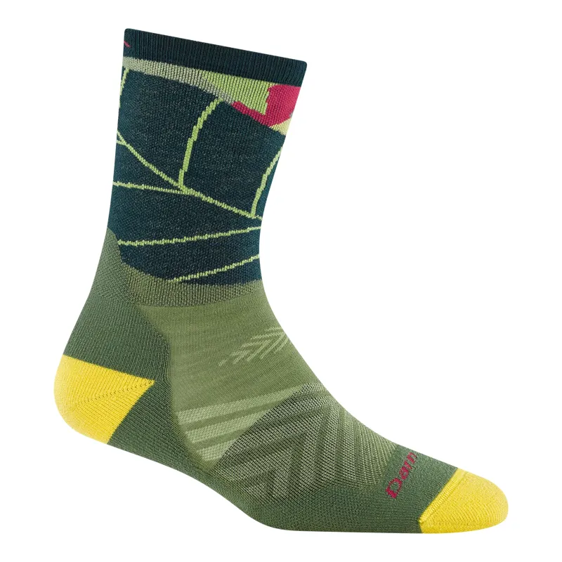 Darn Tough Run Wild Micro Crew Ultra-Lightweight Womens in Palm