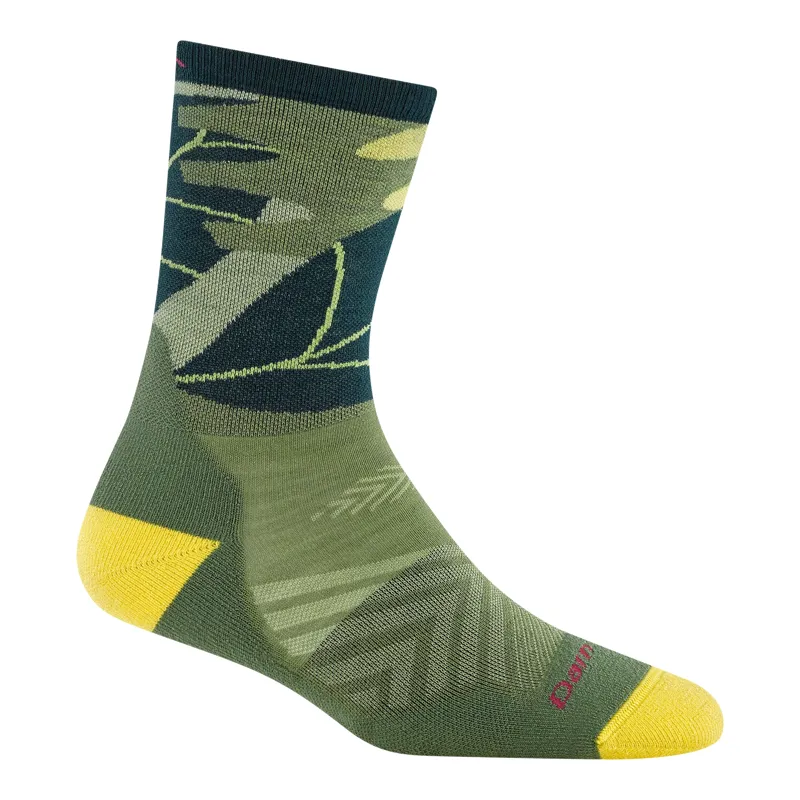 Darn Tough Run Wild Micro Crew Ultra-Lightweight Womens in Palm-1