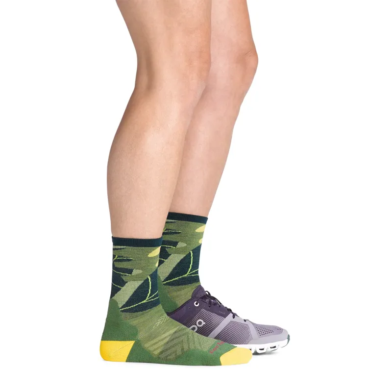 Darn Tough Run Wild Micro Crew Ultra-Lightweight Womens in Palm-3