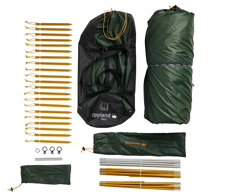 Nordisk Oppland 3 SI 2.0 Tent in Deep Forest Green-10