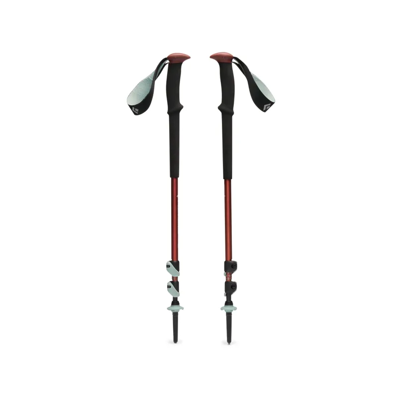 Black Diamond Trail Trekking Poles in Iron Red