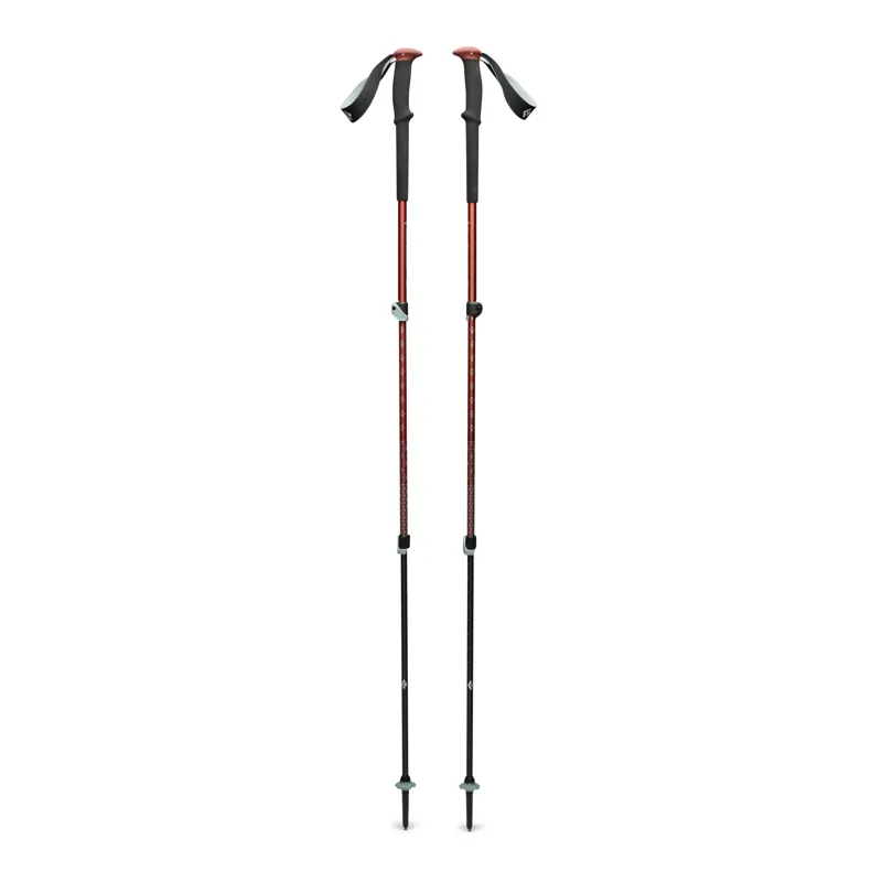 Black Diamond Trail Trekking Poles in Iron Red-1