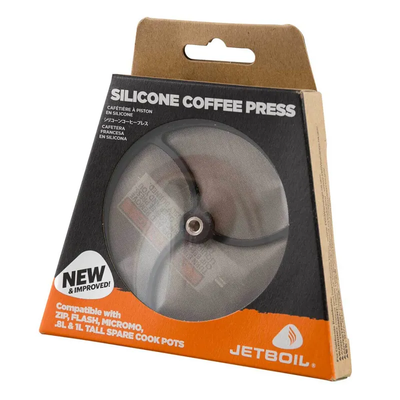 Jetboil Silicone Coffee Press in Carbon-1