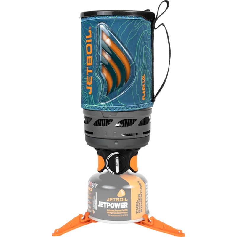 Jetboil Flash 1L Boil System in Ocean Topo-1