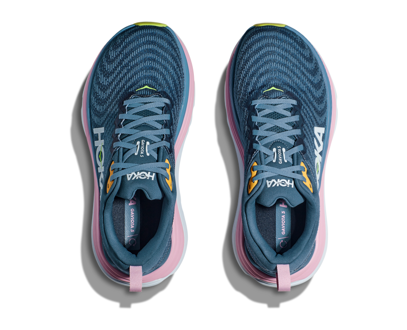 Hoka Gaviota 5 Womens in Real Teal/Shadow-1