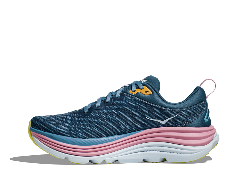 Hoka Gaviota 5 Womens in Real Teal/Shadow-7
