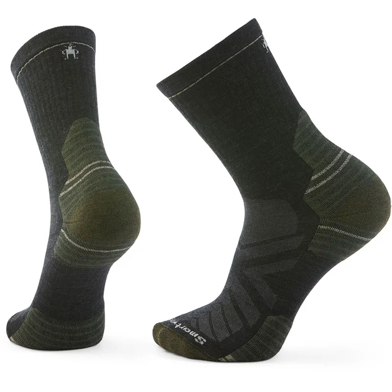 Smartwool Hike Targeted Cushion Mid Crew Socks Mens in Charcoal
