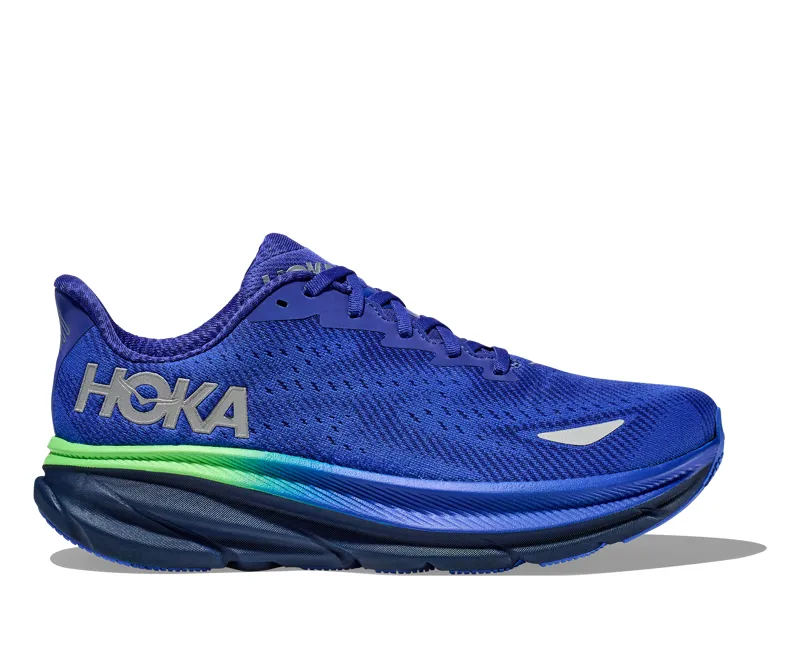 Hoka Clifton 9 GTX Mens in Dazzling Blue/Evening Sky