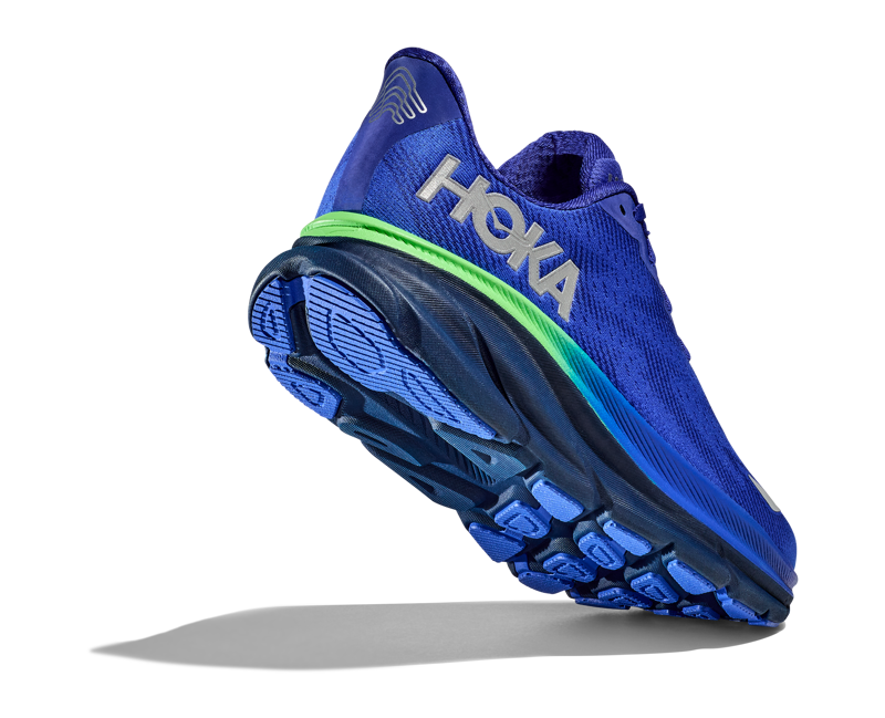 Hoka Clifton 9 GTX Mens in Dazzling Blue/Evening Sky-3