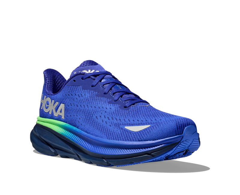Hoka Clifton 9 GTX Mens in Dazzling Blue/Evening Sky-5