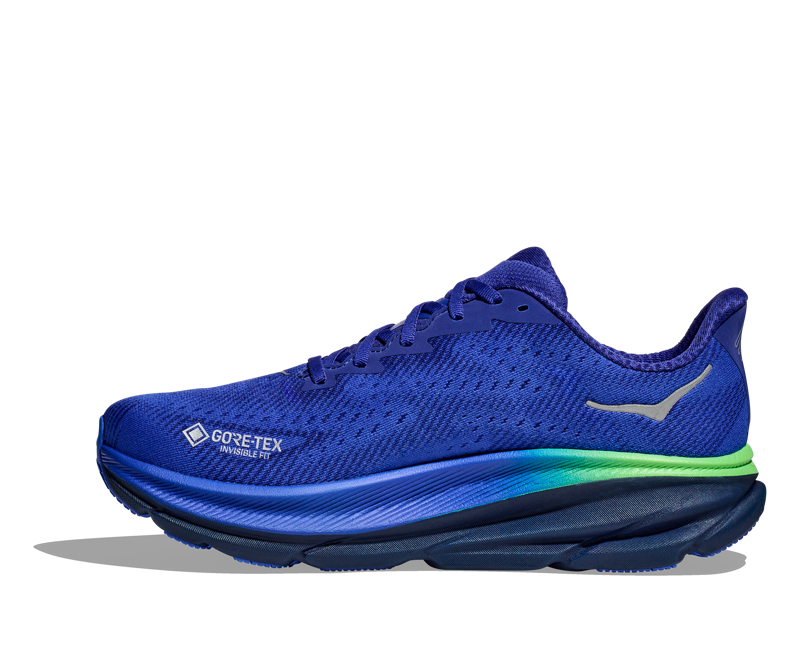 Hoka Clifton 9 GTX Mens in Dazzling Blue/Evening Sky-7